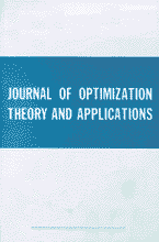 New paper accepted for publication in Journal of Optimization Theory and Applications